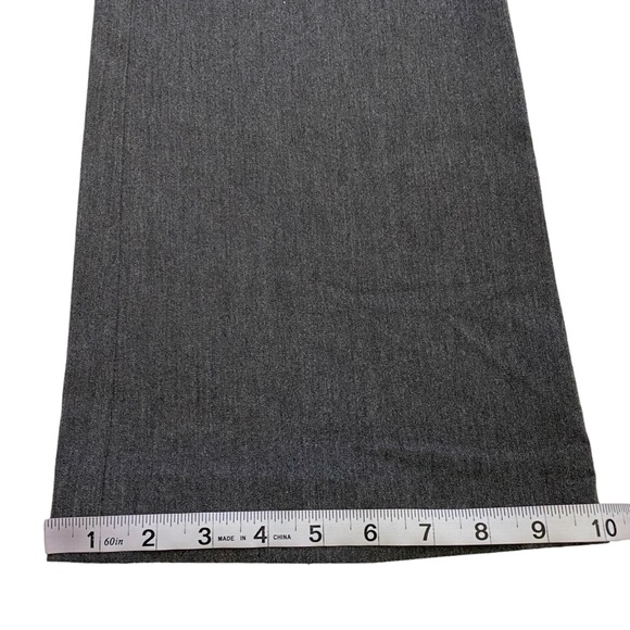 Express EDITOR Bootcut Low Rise Business Casual Career Pants Womens Size 4R Gray - Picture 11 of 13